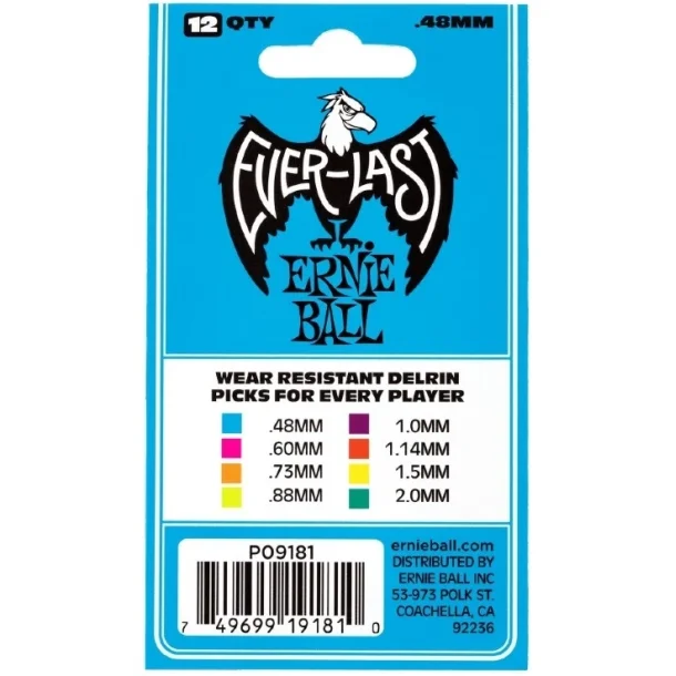 Ernie Ball EB-9181 EVERLAST .40mm Blue 12pk